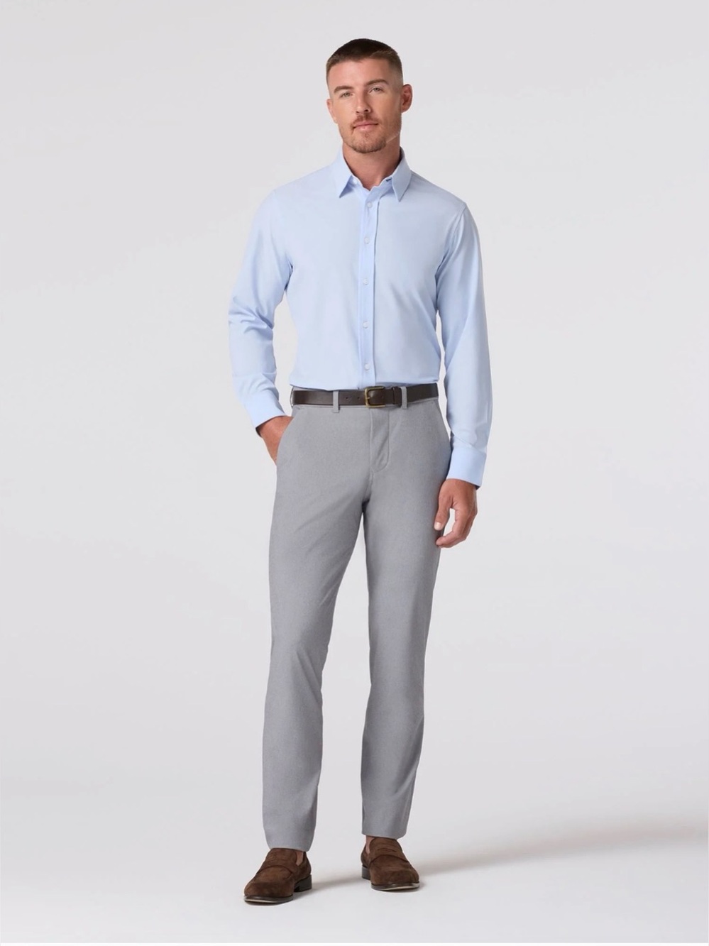 Mizzen+Main Helmsman Slim Gray Chino Pants Men’s Size 36x30